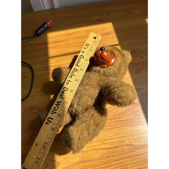 Raikes Bears 5453 Jamie Vintage 1985 Applause New W/tags Wood Face/feet Jointed - Picture 2 of 4